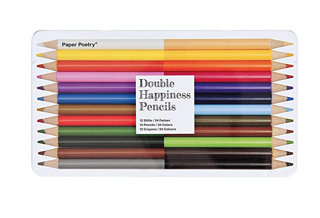 Buntstifte 2in1 im Metalletui 12teilig Paper Poetry