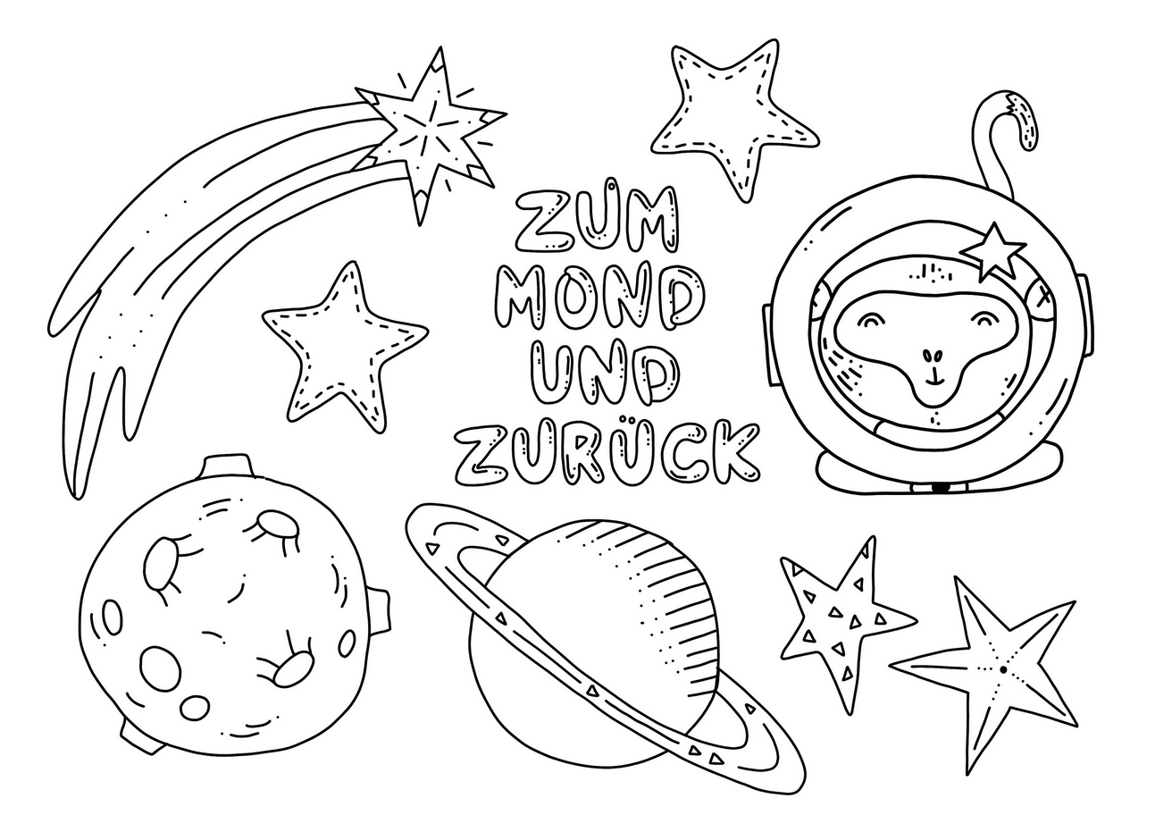 Papier-Motive für Geschenke, Torten und Deko. Ausmalen, Ausschneiden, Kleben, Dekorieren für Kinder