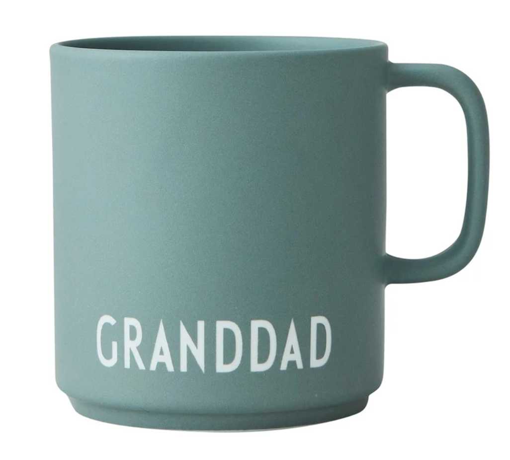 Becher mit Griff Granddad Green Tasse Design Letters