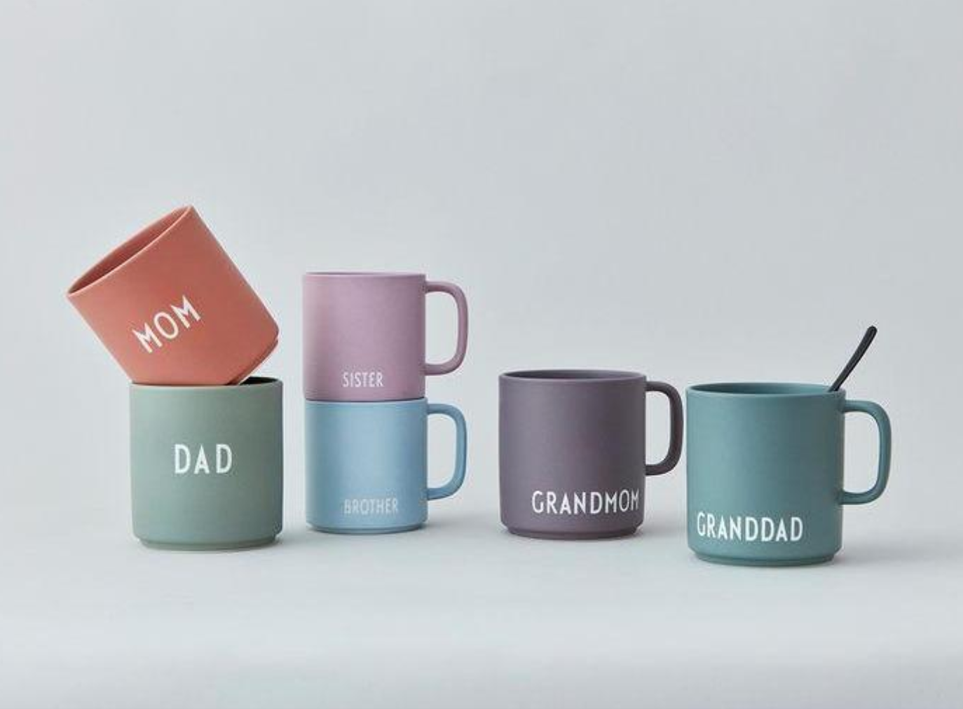 Becher mit Griff Granddad Green Tasse Design Letters