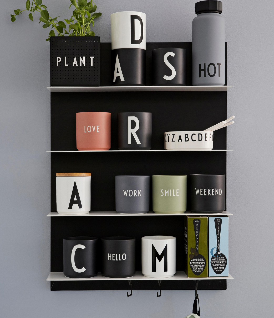Design Becher Personal mit Buchstaben (Varianten von A bis Z) Design Letters