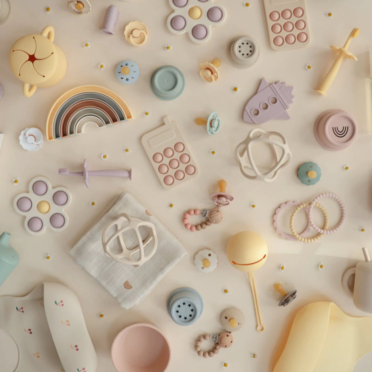 Phone Press Toy Green Mushie