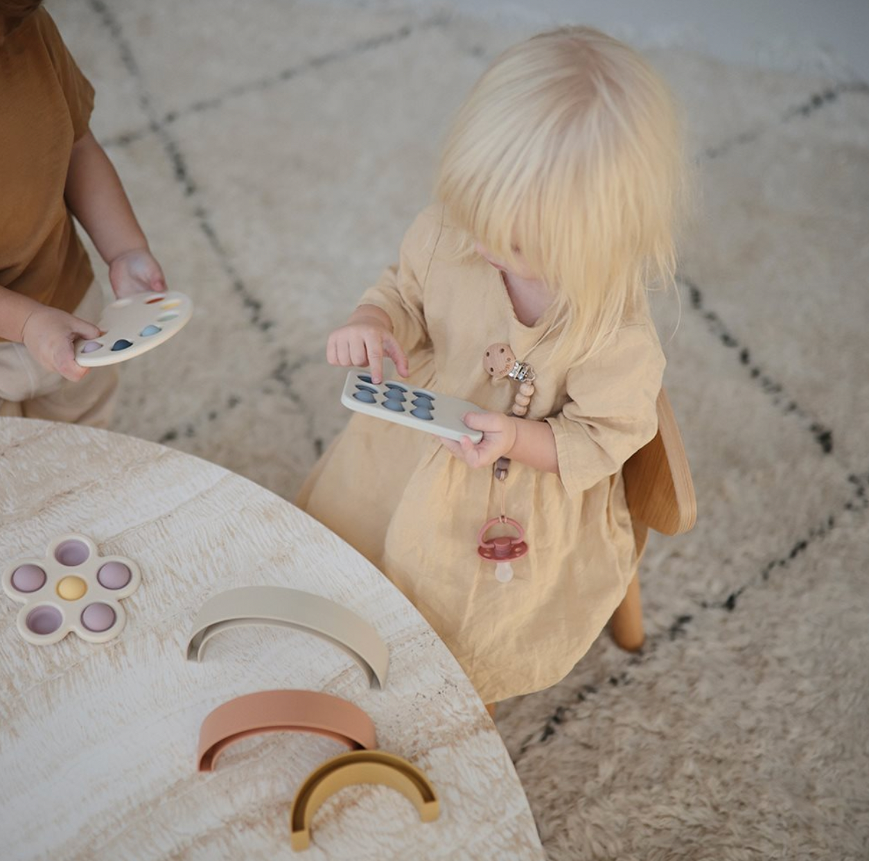 Phone Press Toy Green Mushie