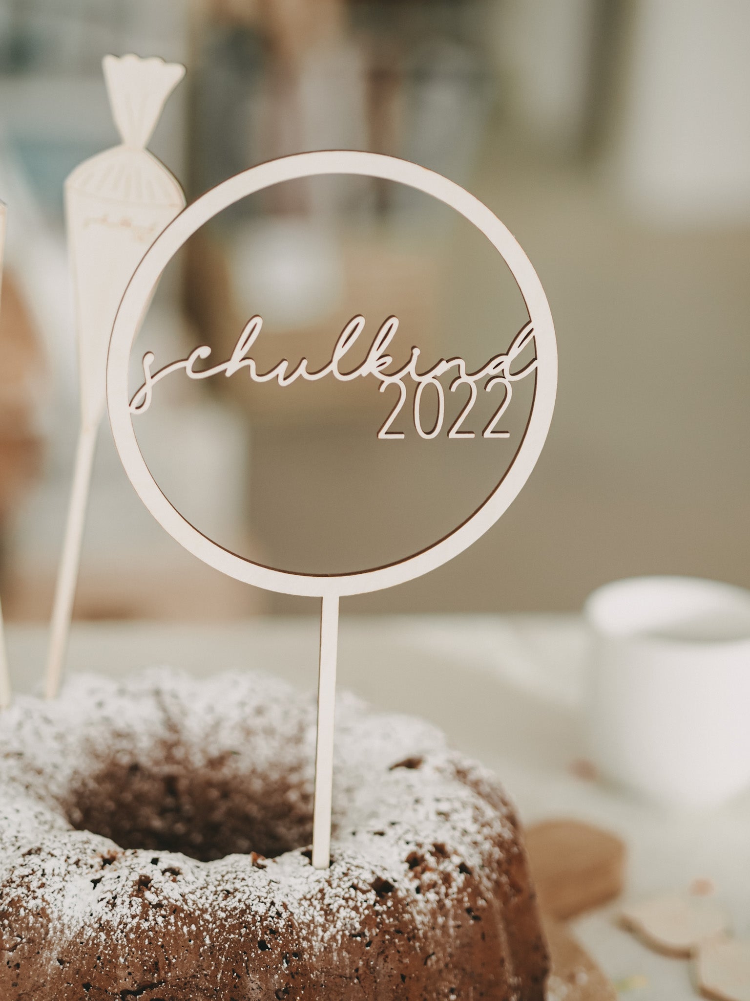 Caketopper Glatt Schulkind 2025