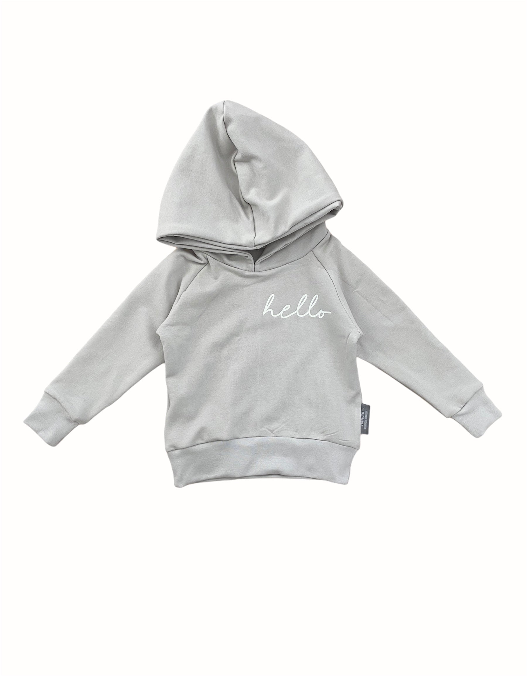 HOODIE SMALL PRINT LEFT SIDE SAND