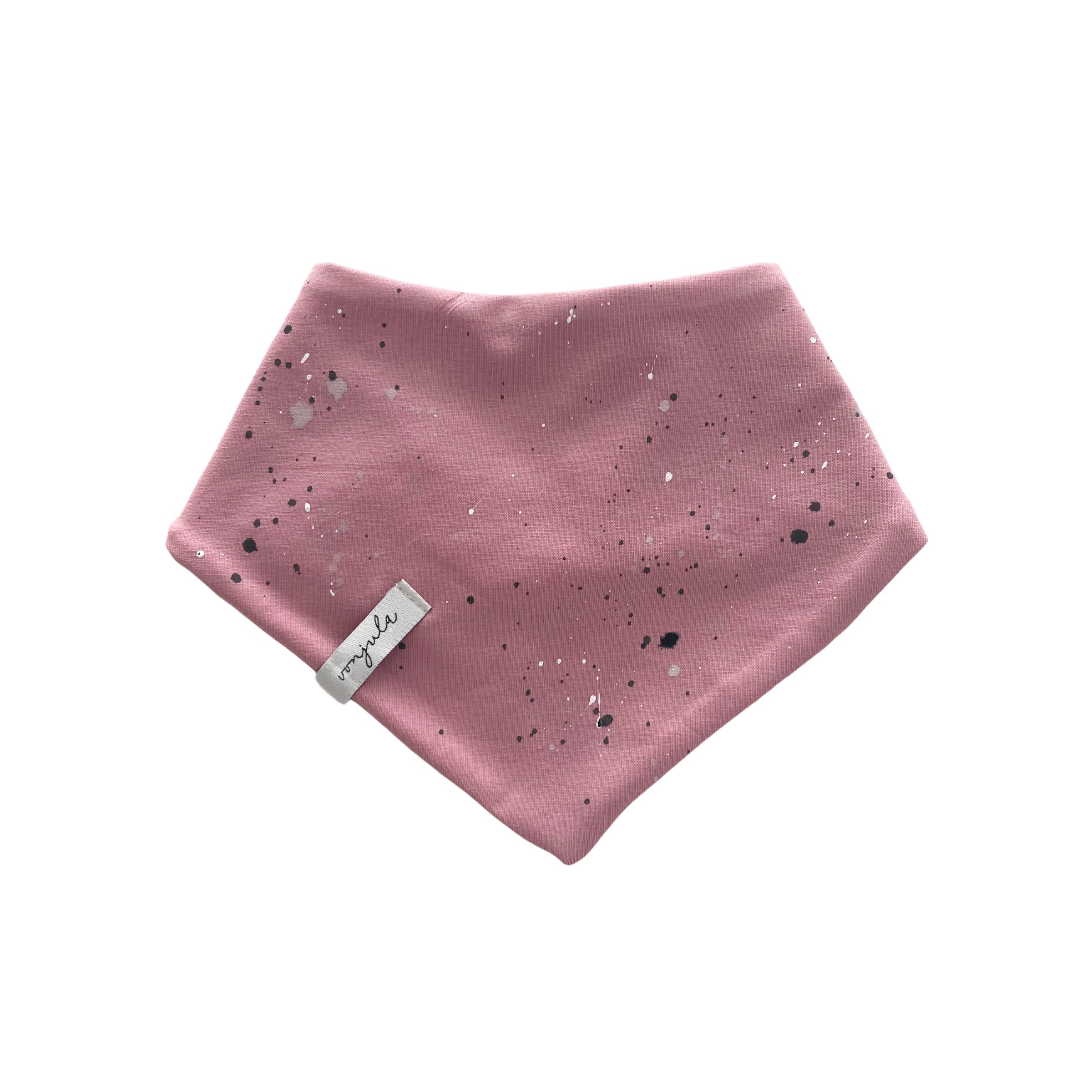 BIB SPLASH DARK ROSE