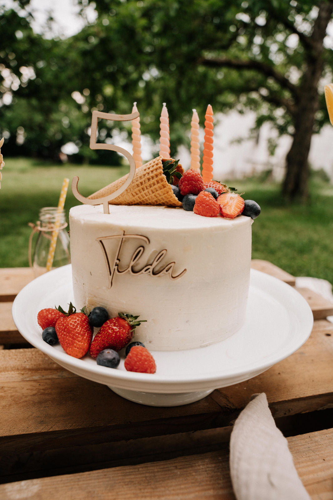 Namensschild Tischdeko Name Personalisiert 2er Set