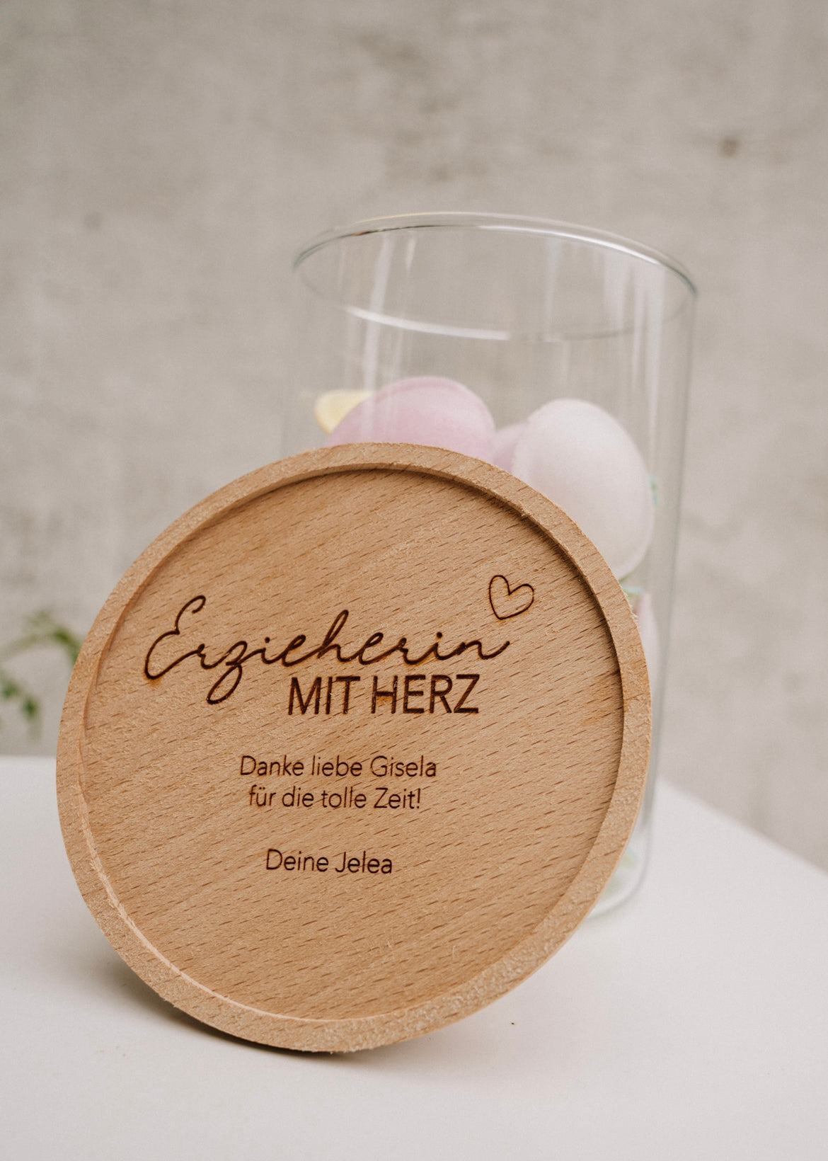Vorratsglas Keksdose Personalisiert Erzieher/in I Geschenk für Lehrer/in