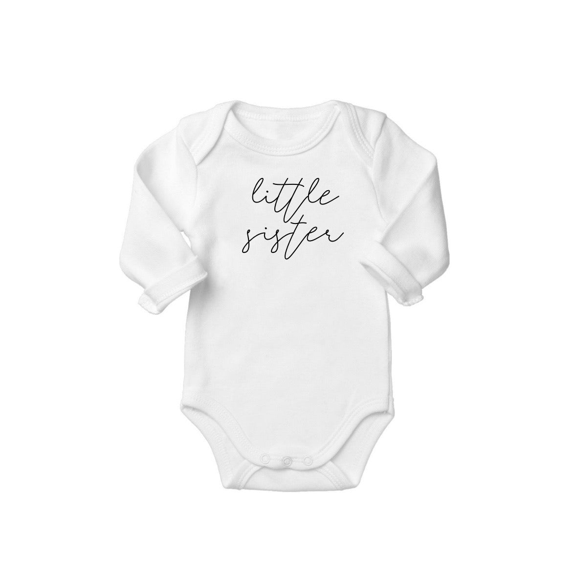 BODY LONGSLEEVE LITTLE SISTER WHITE