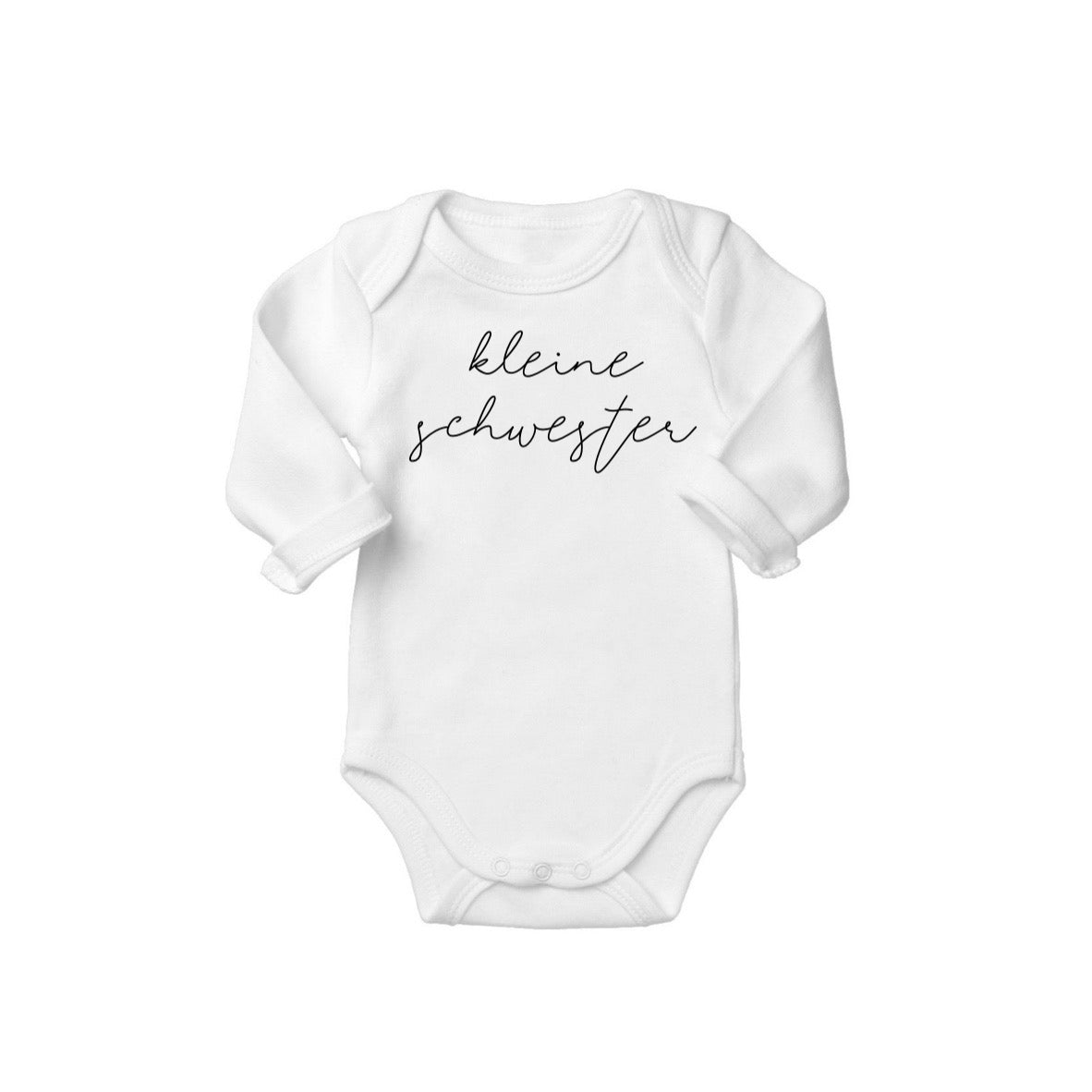 BODY LONGSLEEVE KLEINE SCHWESTER WHITE