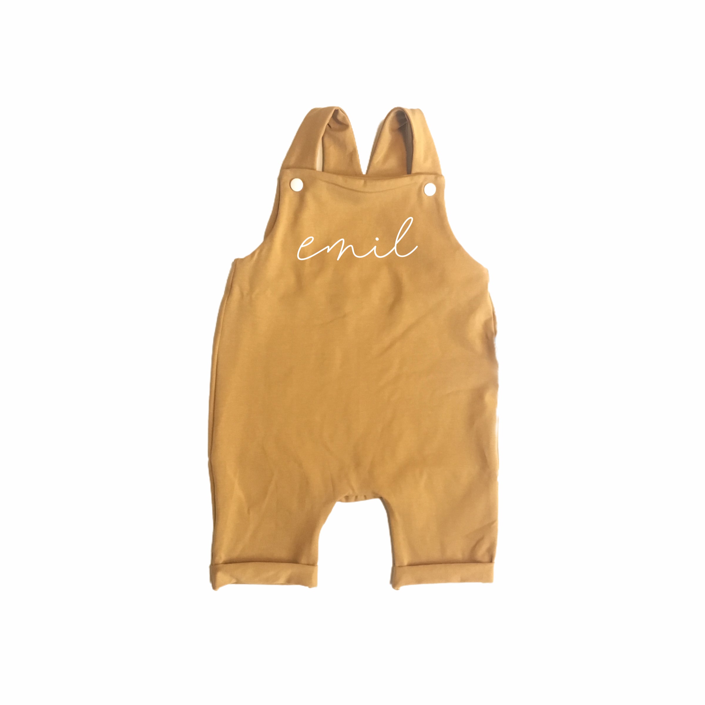 JUMPER SHORT PRINT MUSTARD