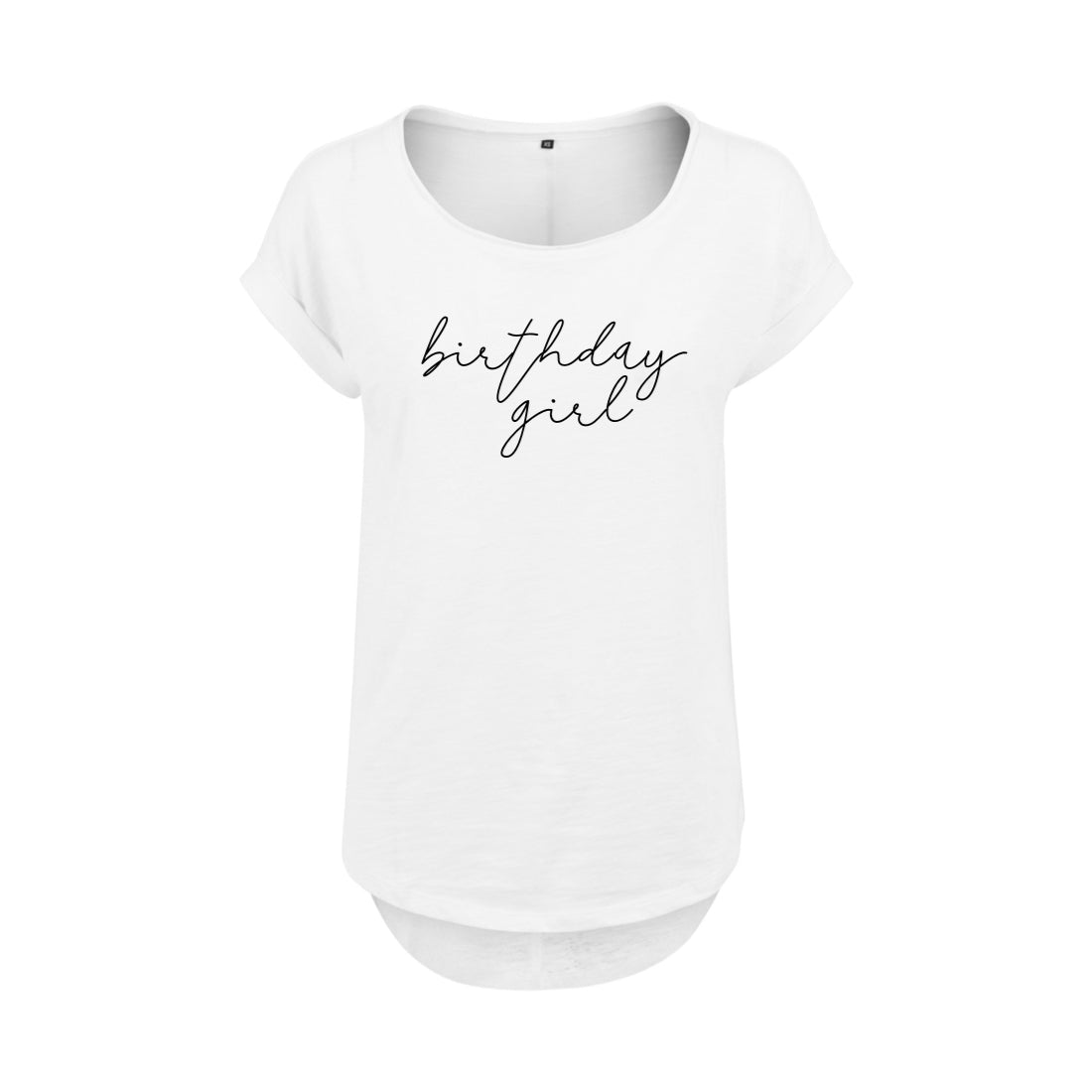 BIRTHDAY SLUB Shirt WHITE