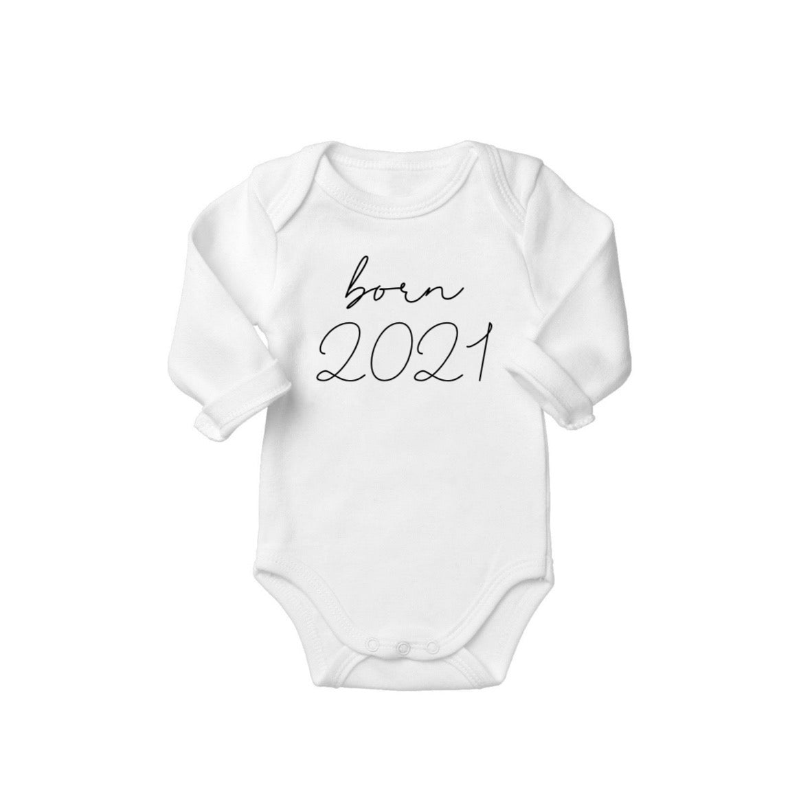 BODY LONGSLEEVE BORN 2021 WHITE