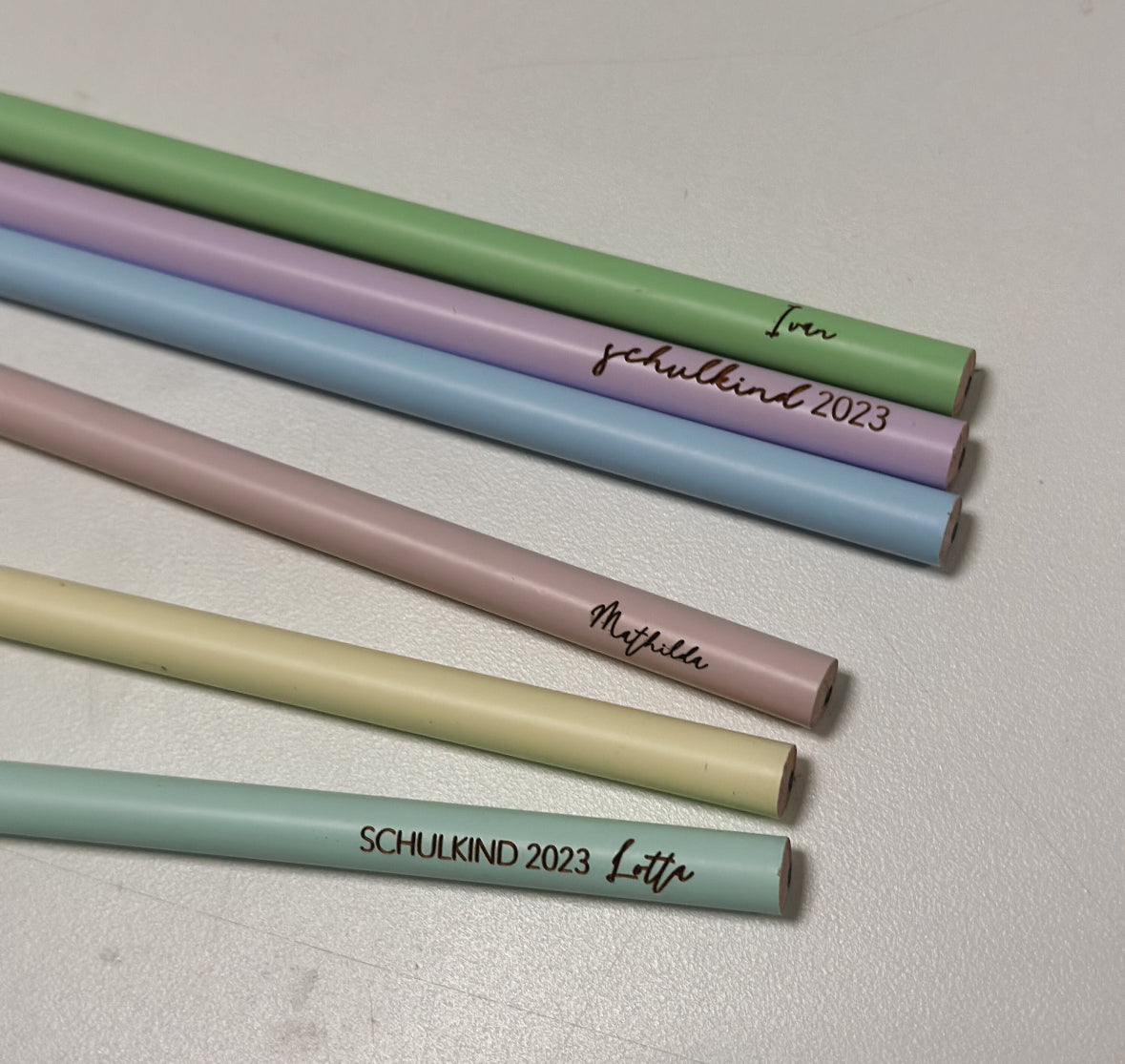 Personalisierter Bleistift Schulkind Einschulung | Schulkind 2025 | Geschenk Schulstart I Schultüte Schulstart