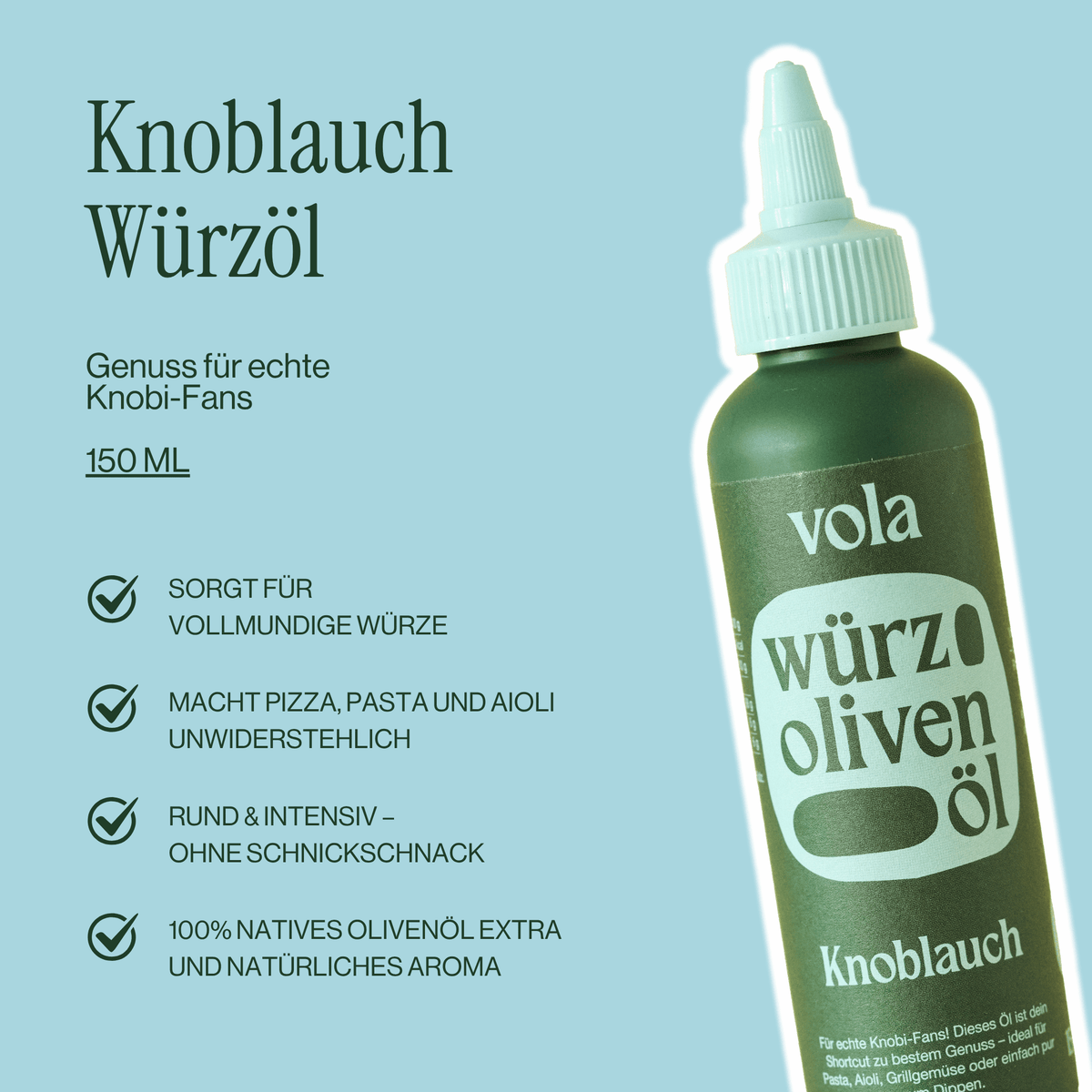 Knoblauchöl | Intensives Olivenöl mit Knoblauch