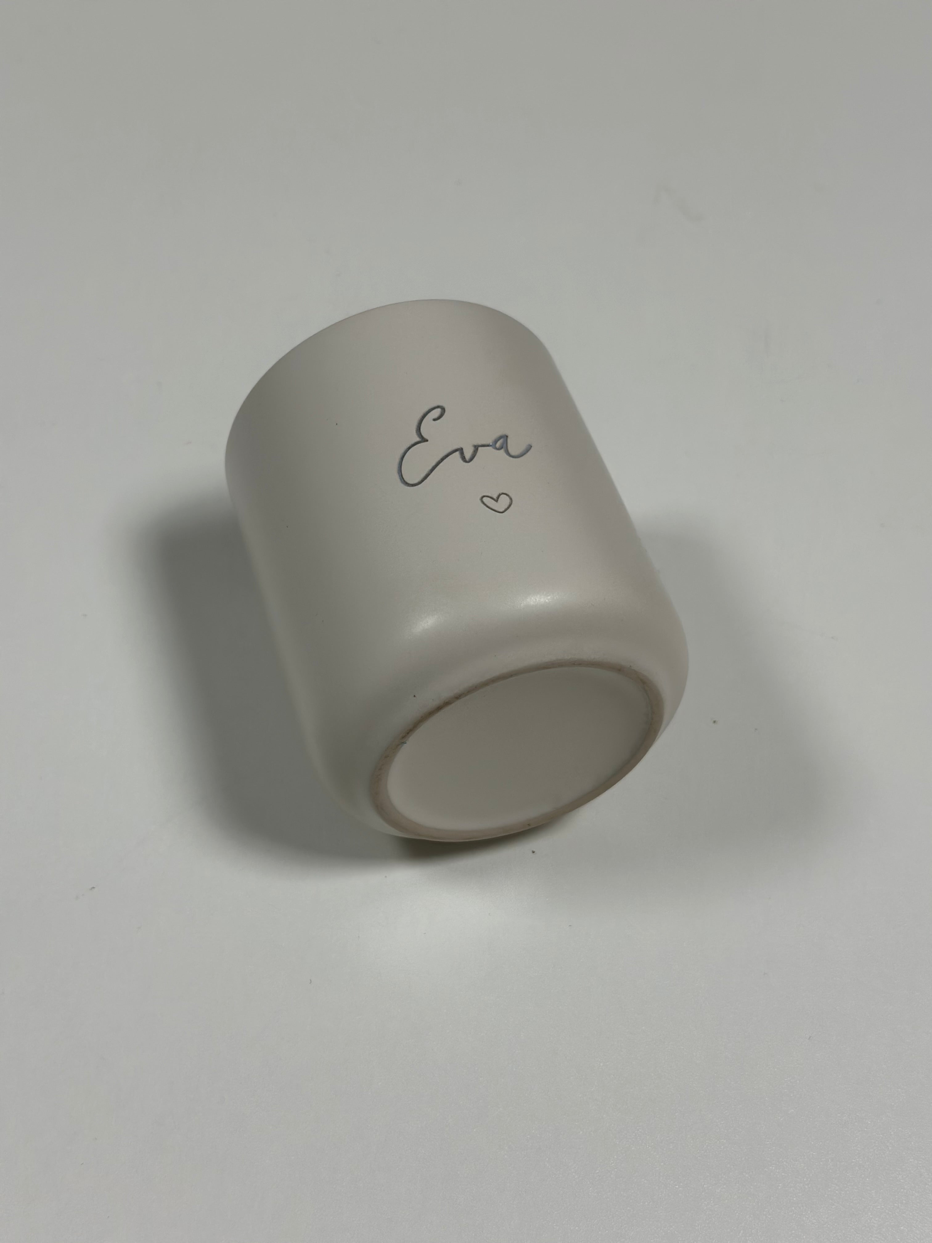 Name individuell Becher graviert Keramiktasse mit Herz mit Namen personalisiert Weihnachtsgeschenk Erzieherin Abschiedsgeschenk