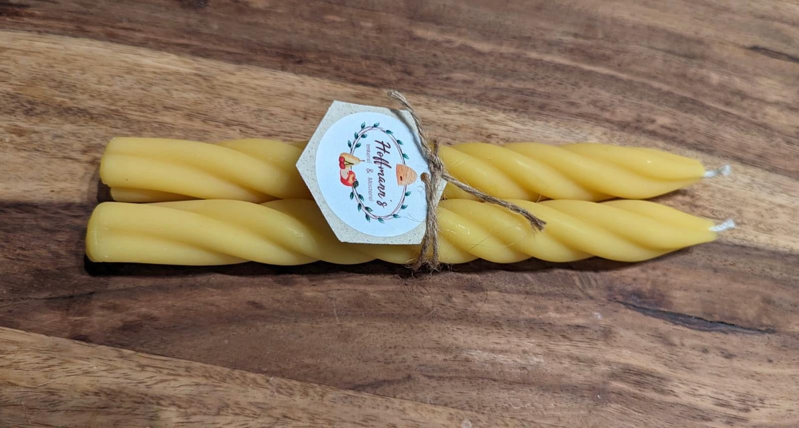 Bienenwachskerze Stabkerzen 2er Set