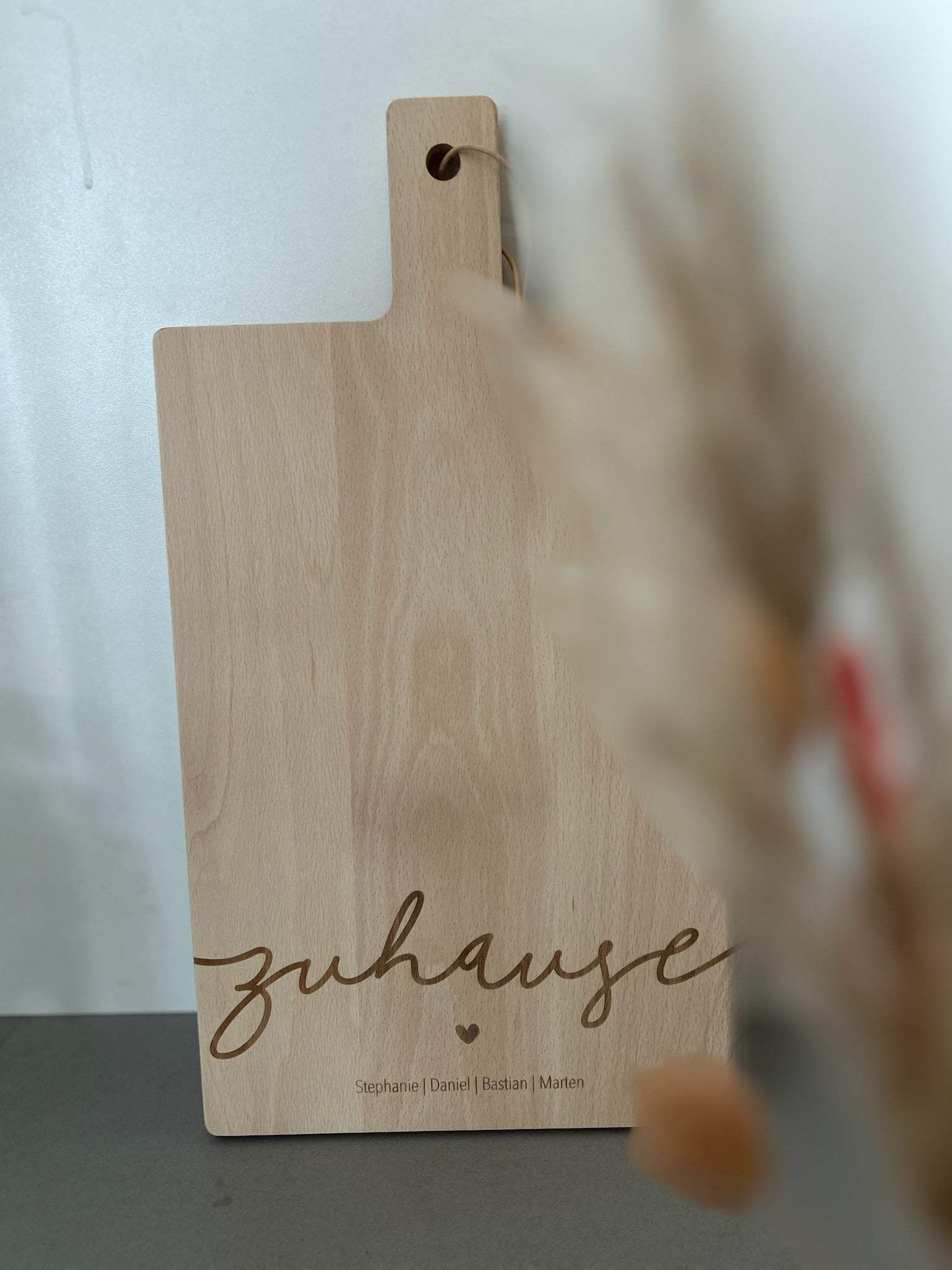 Schneidebrett Zuhause Personalisiert Eckig