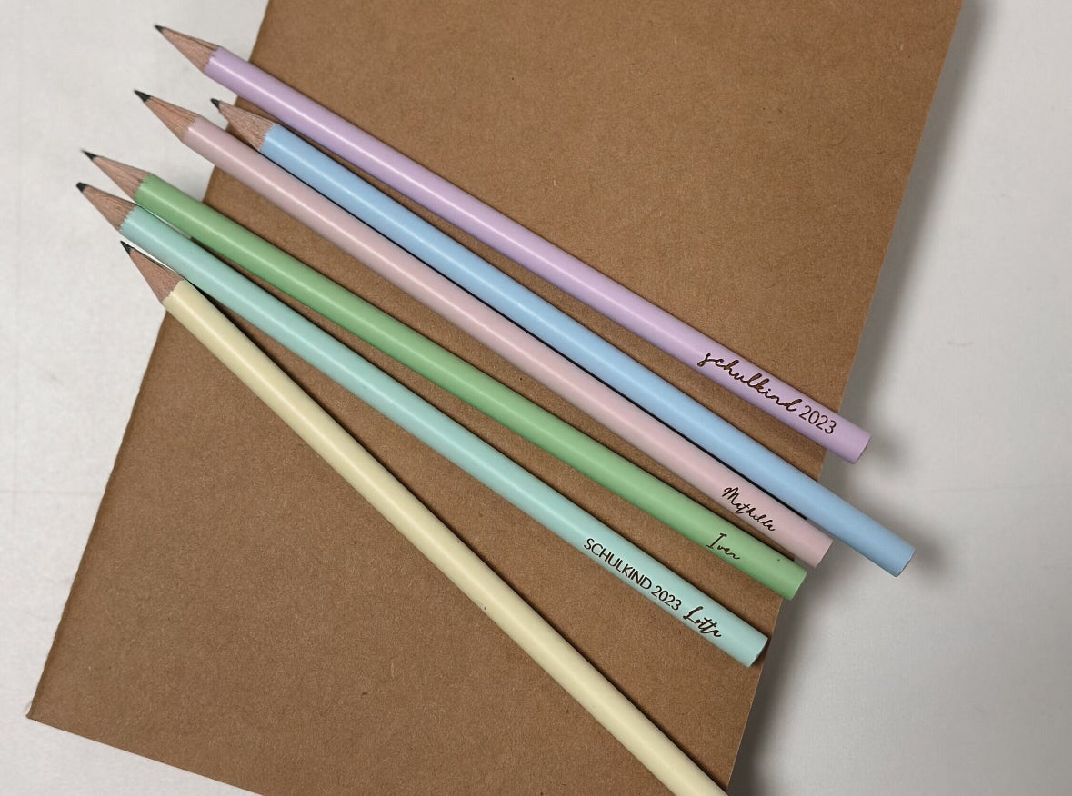 Personalisierter Bleistift Schulkind Einschulung | Schulkind 2025 | Geschenk Schulstart I Schultüte Schulstart