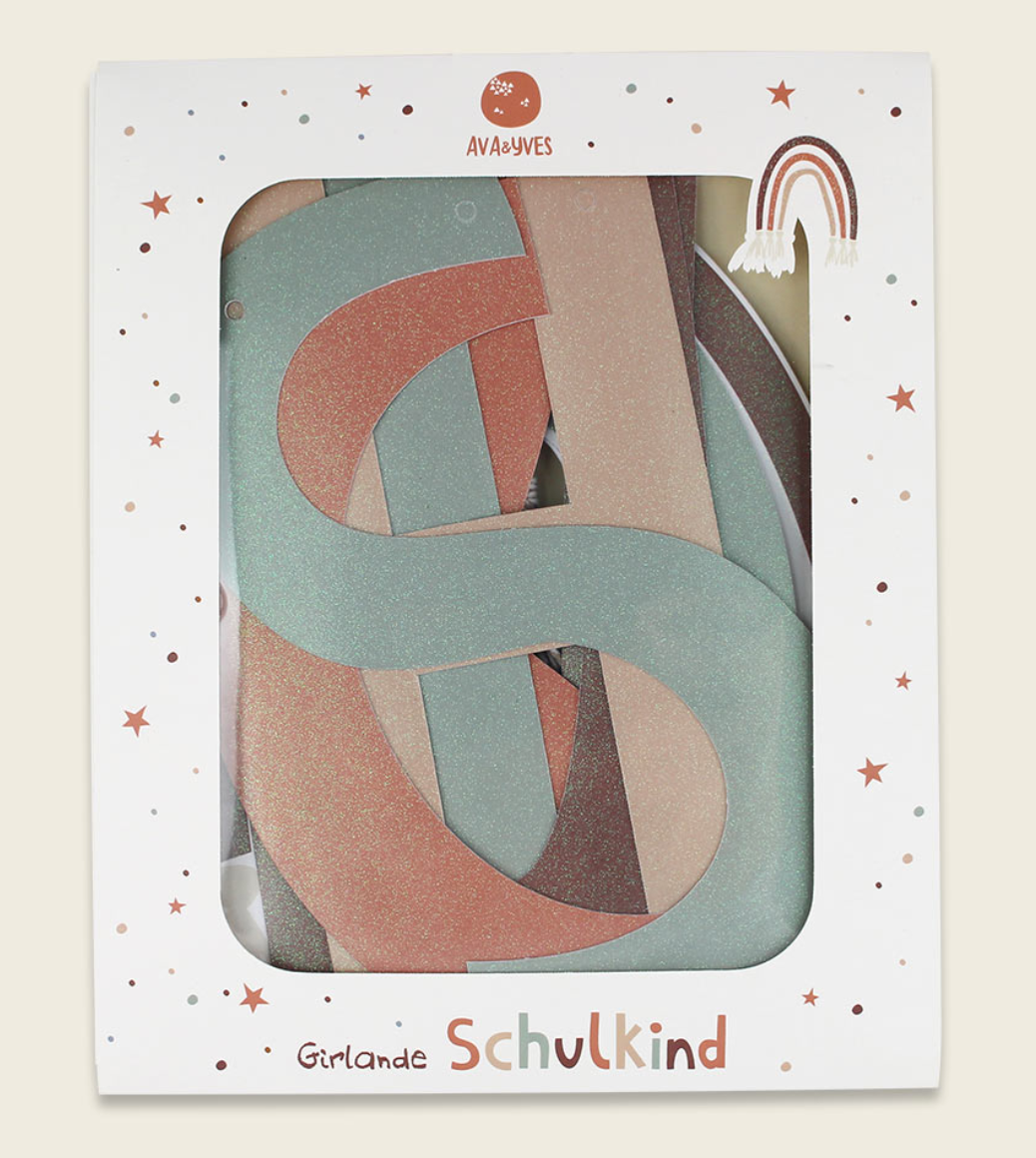 Girlande mit Glitzer (Under the Sea) – Schulkind