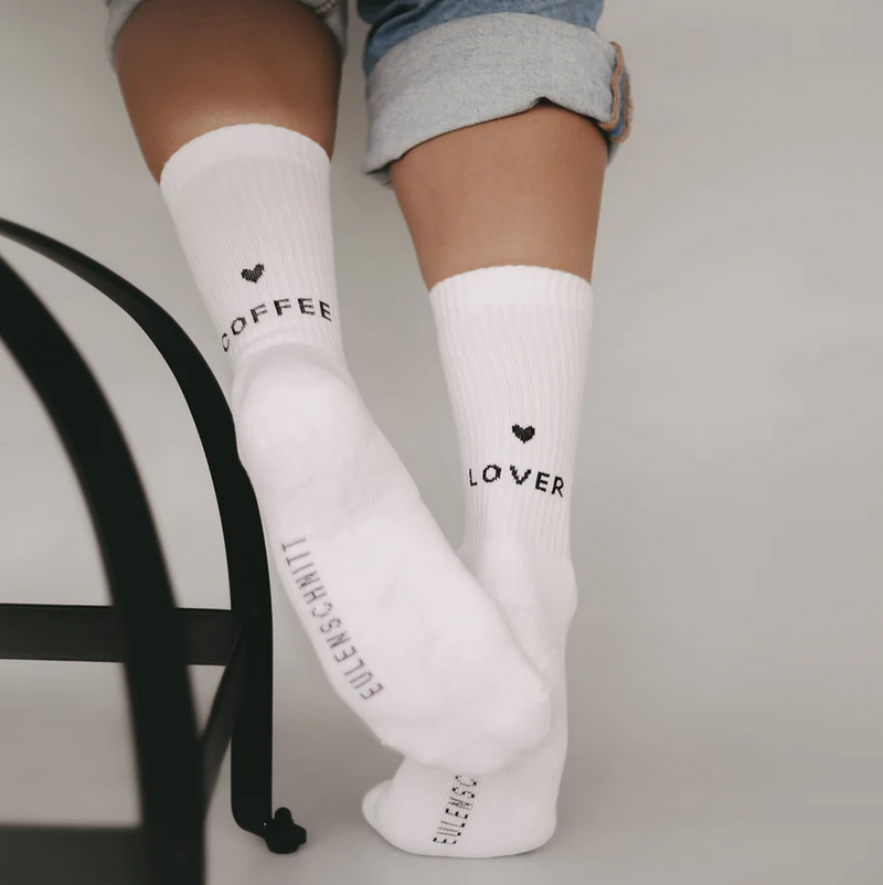 Socken Coffee Lover Eulenschnitt