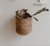 Aufbewahrungskorb aus Jute klein Eulenschnitt