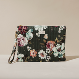 Tabletttasche Oliv Samt Azur