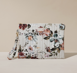 Tabletttasche Schneeweiß Samt Azur
