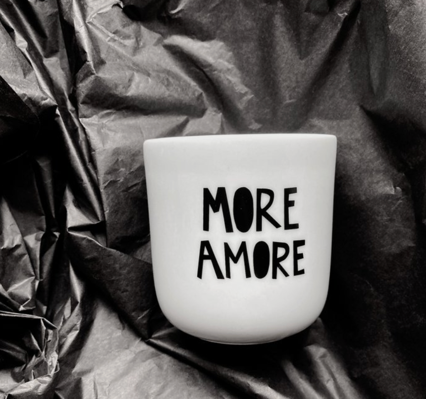 More Amore Becher Love is the new Black