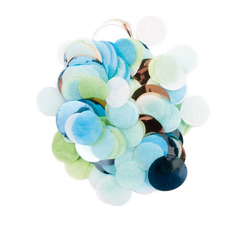 YEY! Let's Party Konfetti blau-grün Mix 20g