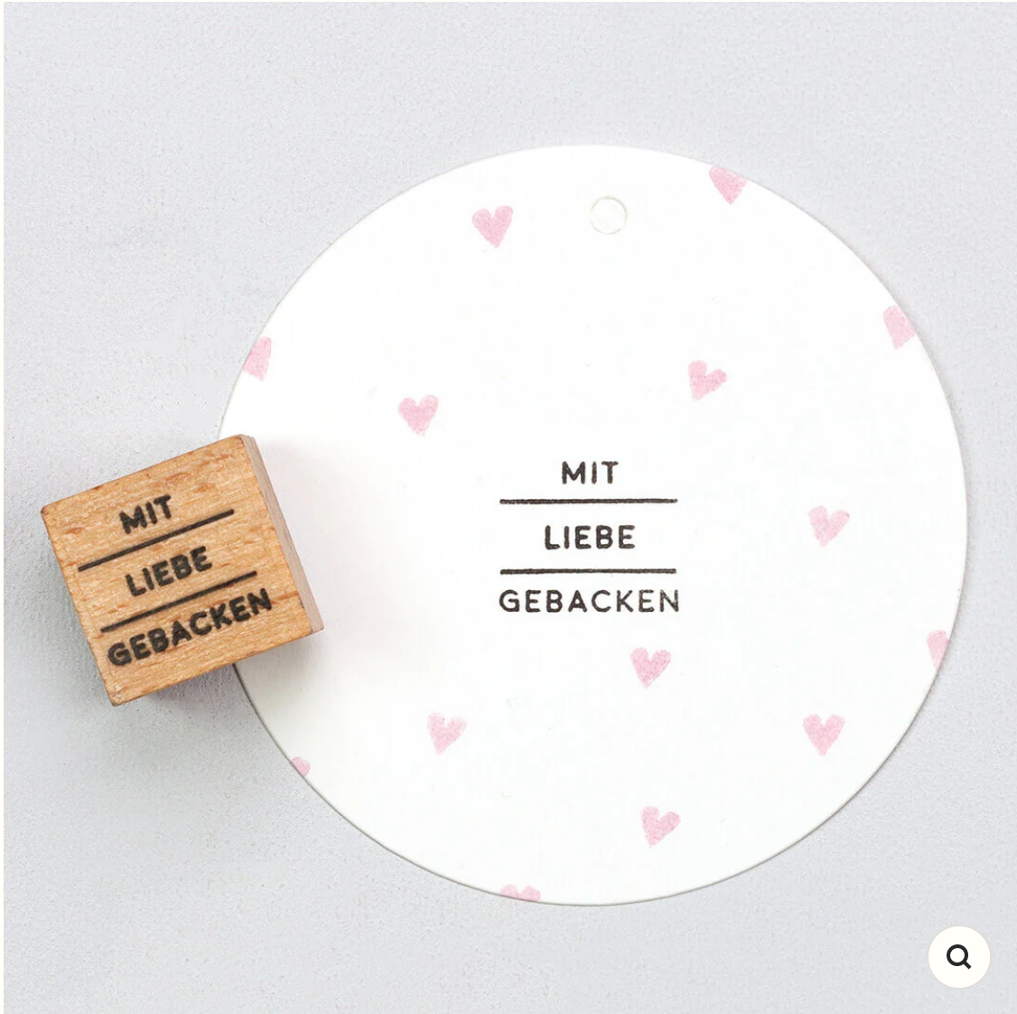 Stempel Mit Liebe gebacken Perlenfischer