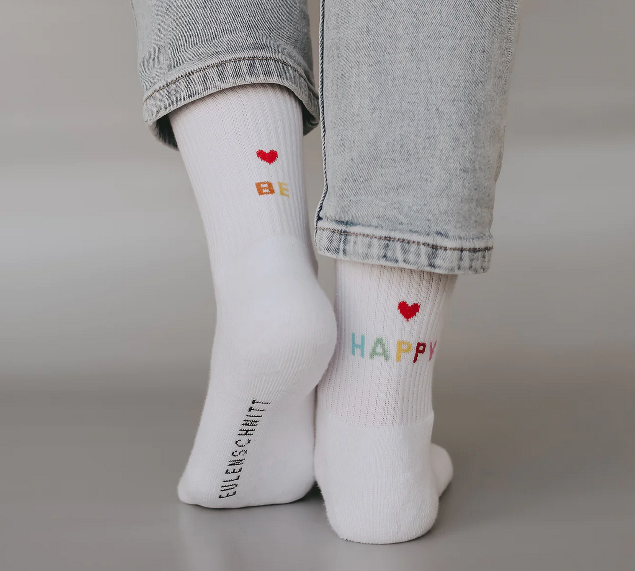 Socken Be happy Eulenschnitt