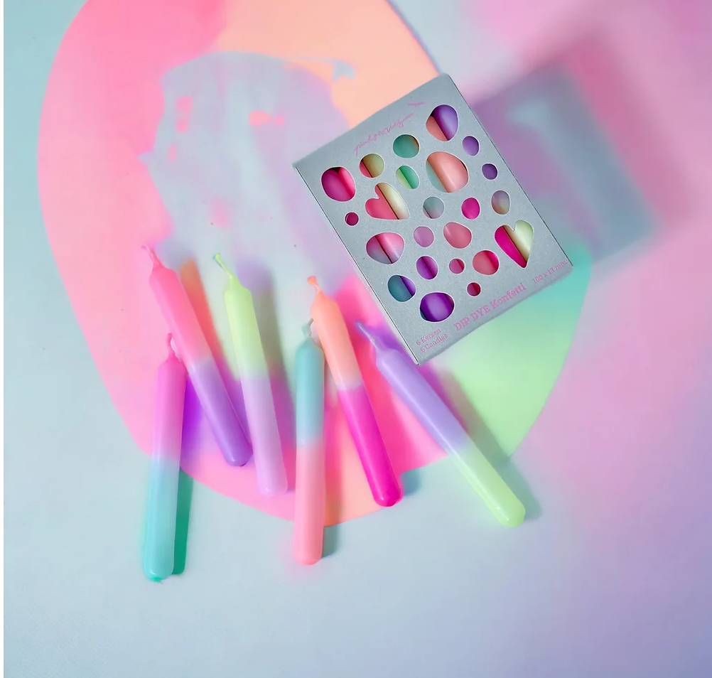 Dip Dye Konfetti * Pastel - Pink Stories