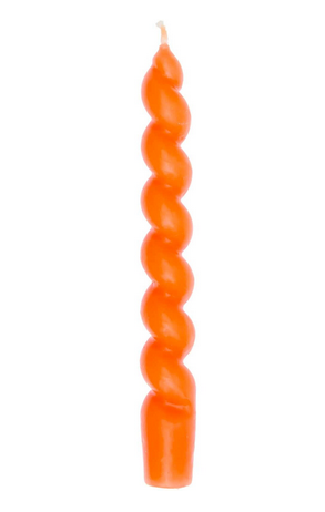 Spiral Kerze 2,4x18,5cm Soft Neon Orange - Rico