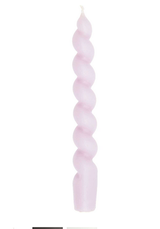 Spiral Kerze 2,4x18,5cm Soft Lilac - Rico