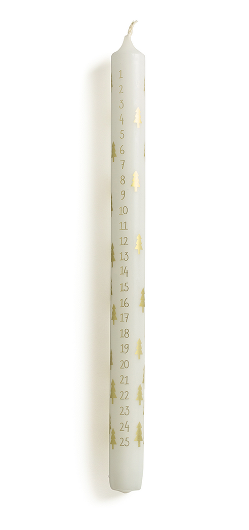 Tafelkerze Advent Gold Rustik Lys