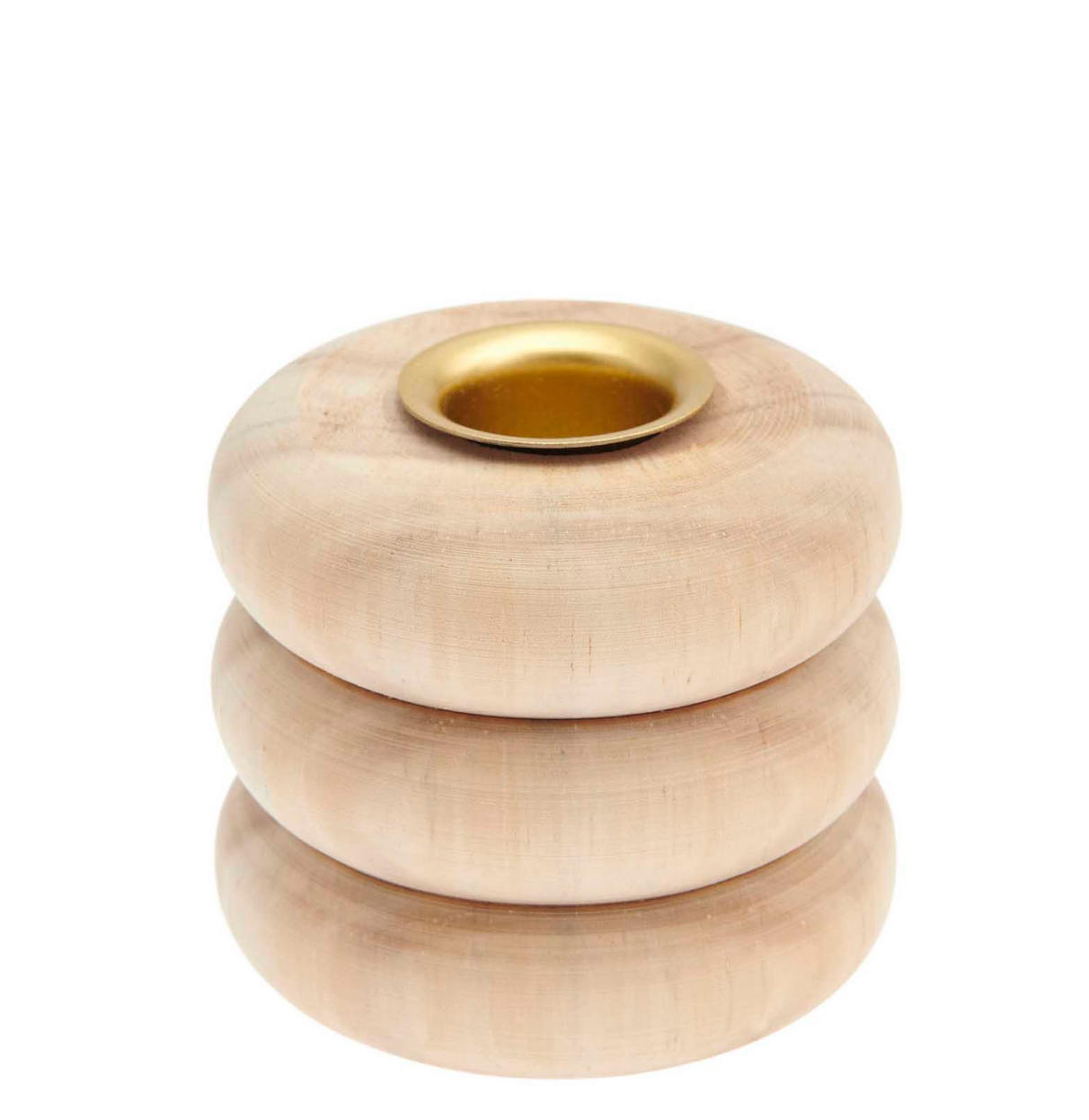 Kerzenhalter Holz Ringe Rico Design