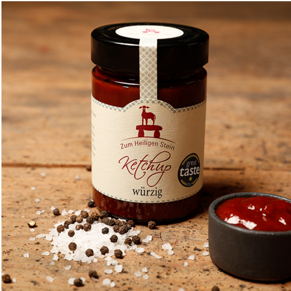 Zum heiligen Stein . Ketchup in 3 Varianten