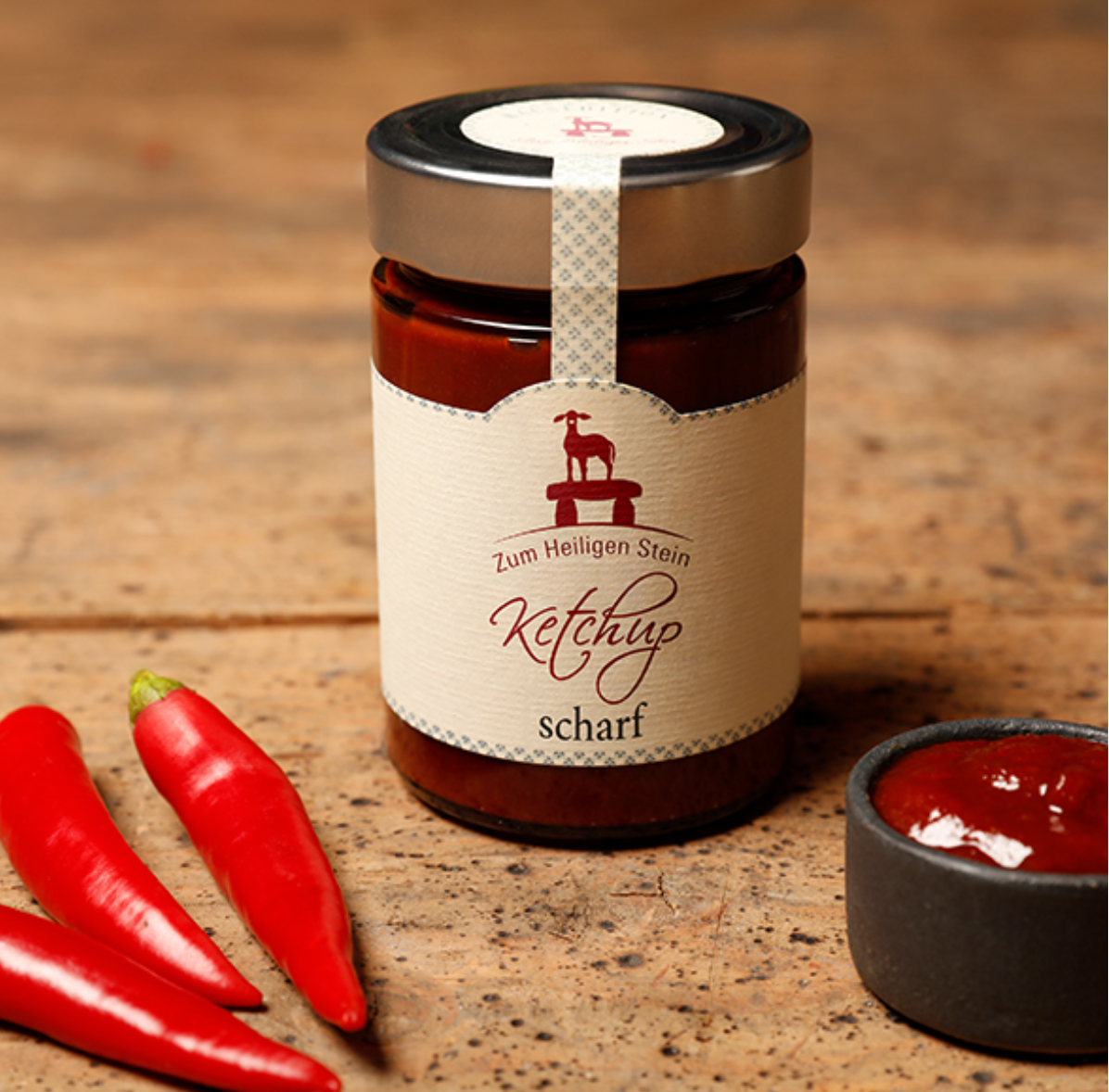 Zum heiligen Stein . Ketchup in 3 Varianten