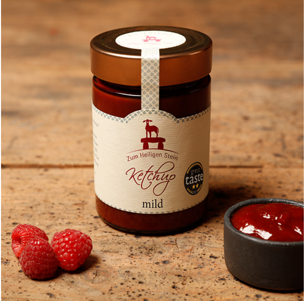Zum heiligen Stein . Ketchup in 3 Varianten