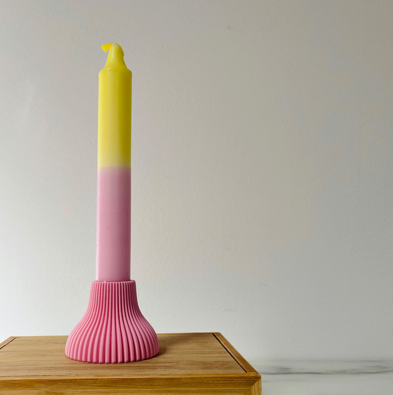 Kerzenhalter soft pink Vrolijke Dag