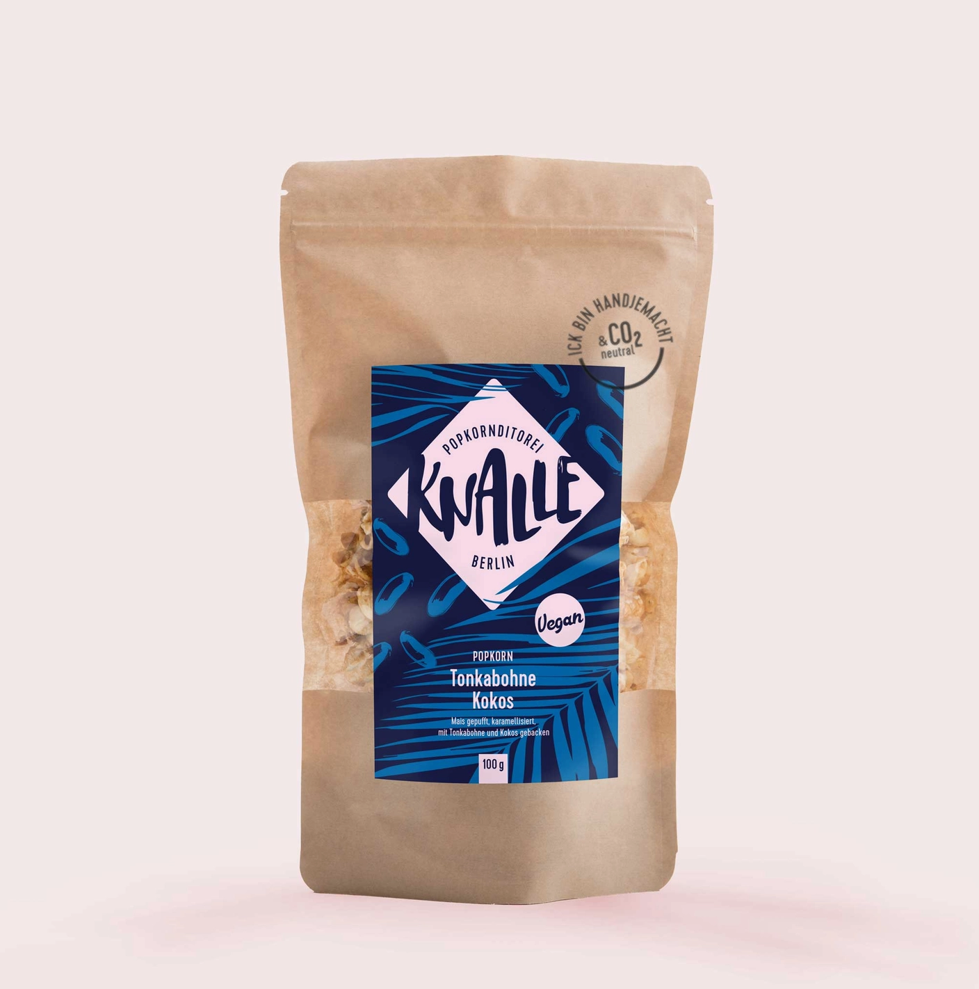 Tonkabohne Kokos Popcorn - Vegan