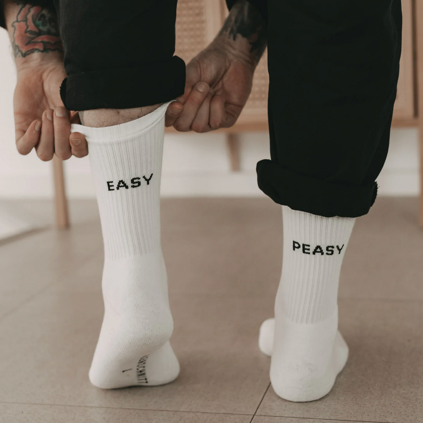 Socken Easy Peasy Eulenschnitt