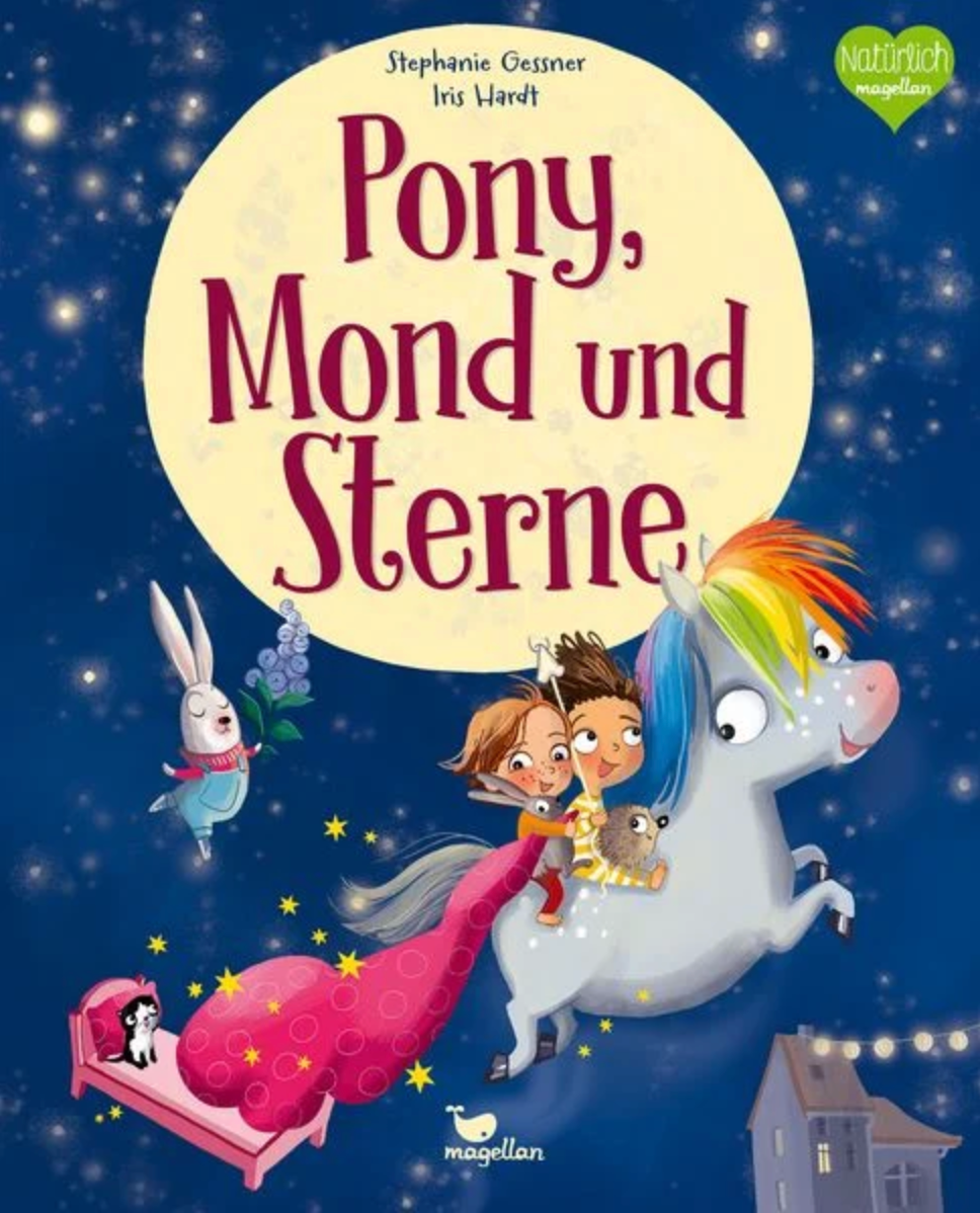 Pony, Mond und Sterne