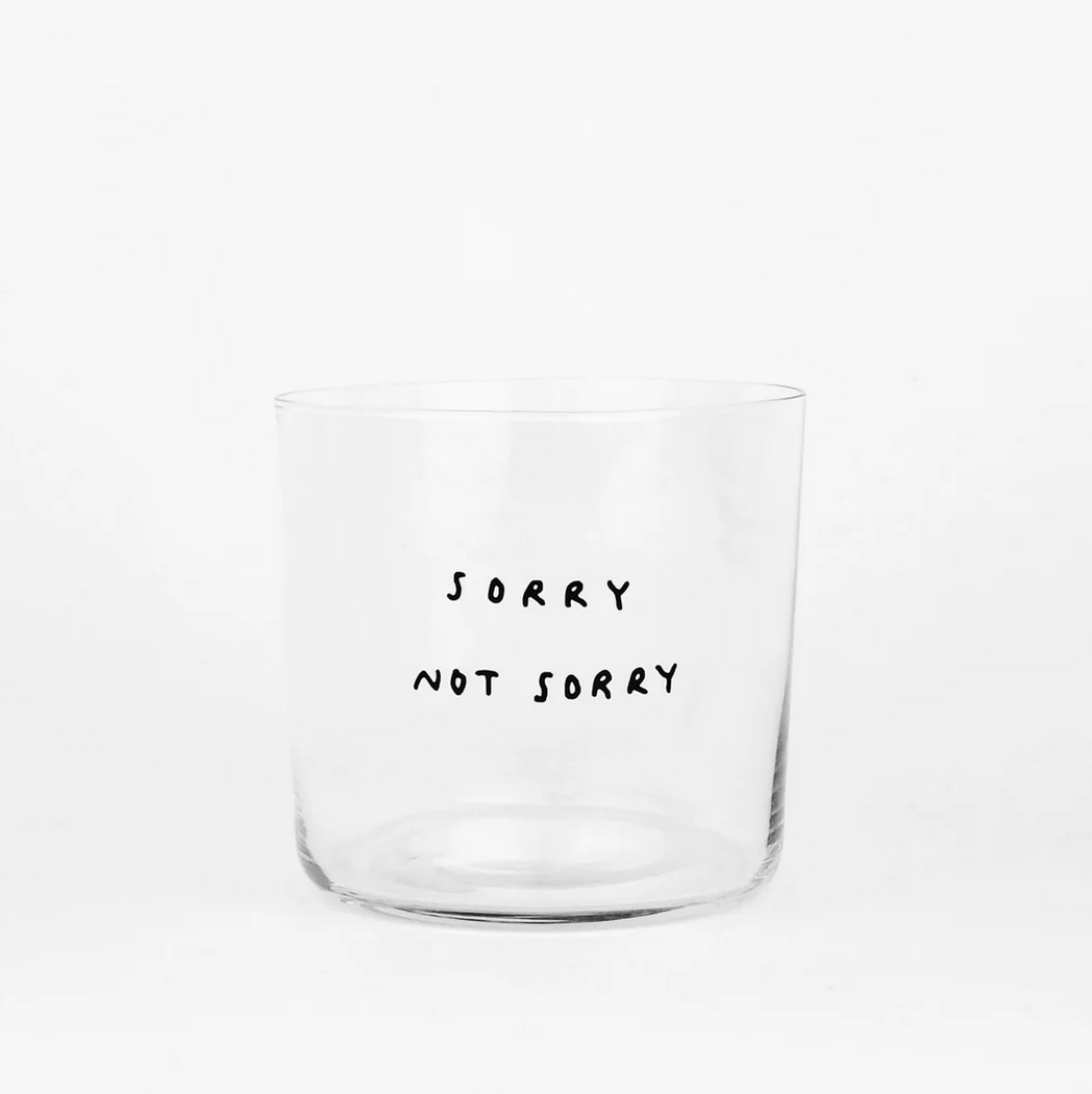 Glas Sorry not sorry Yahya Studio