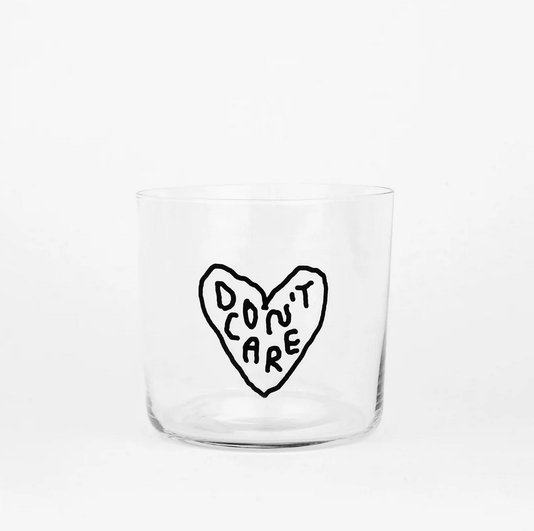 Glas Don´t care Yahya Studio