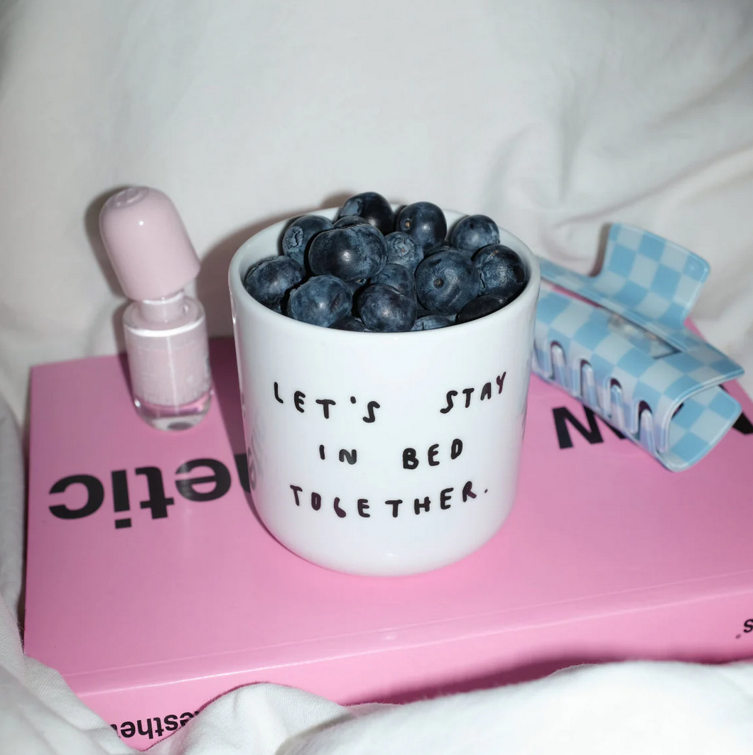 Becher Let´s stay in bed together Yahya Studio