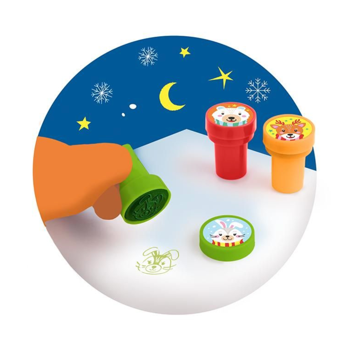 Magic Moments Stempel selbstfärbend, 6-fach sortiert