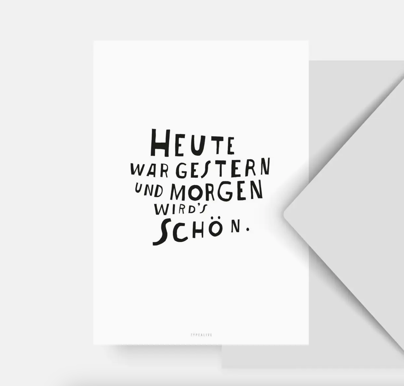typalive Postkarte / Heute