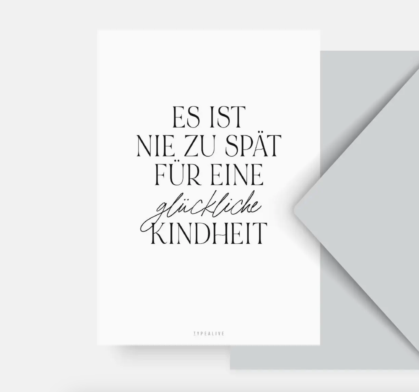 typalive Postkarte / Kindheit